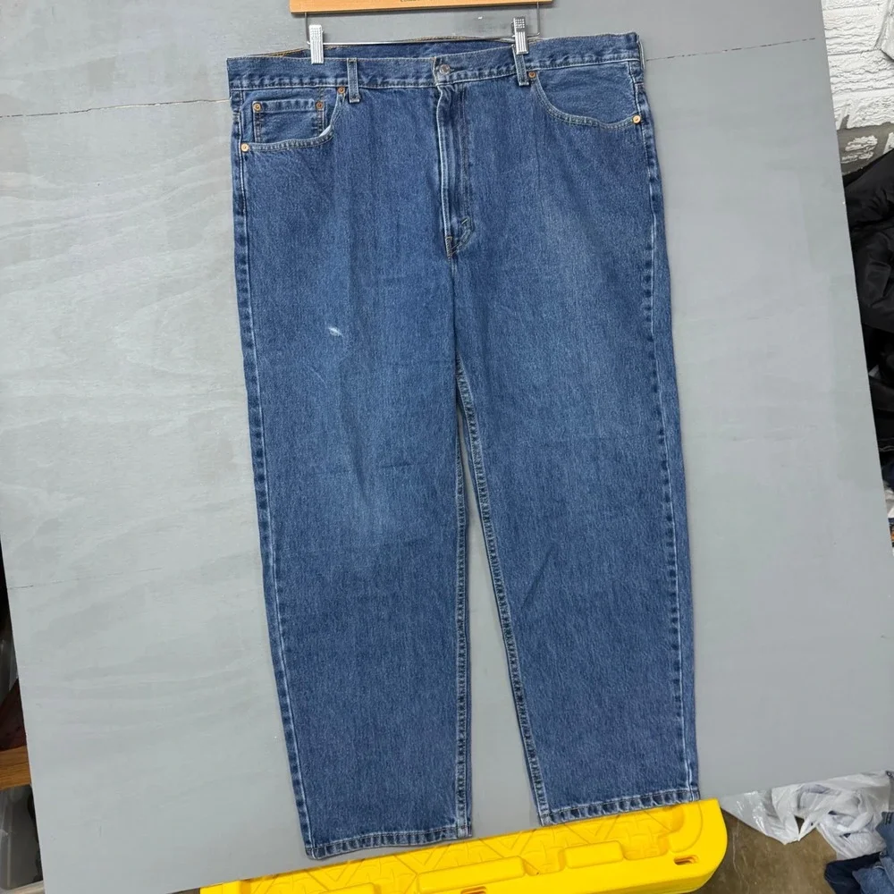 Levis‎ 550 Relaxed Fit Tapered Leg Medium Wash Blue Denim Jeans 44x30 01550-4886